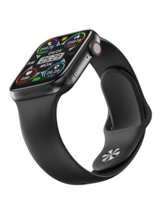modio - Modio MC66 Pro Smart Watch With Full Display, Smart Split Screen & Long Battery Life, Support Calling, Full Screen, Heart Rate, Step Count, Sleep Alert (Black) - Image 1