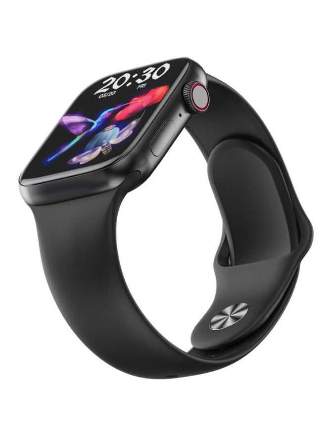 modio - Modio MC66 Pro Smart Watch With Full Display, Smart Split Screen & Long Battery Life, Support Calling, Full Screen, Heart Rate, Step Count, Sleep Alert (Black) - Image 1