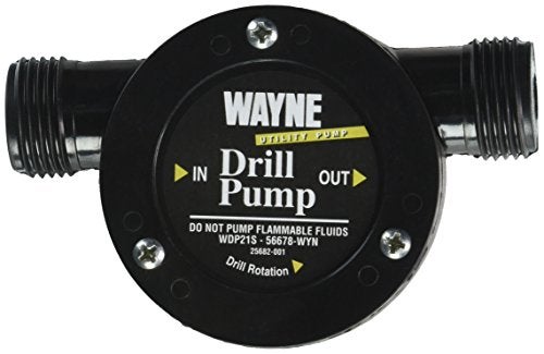 Wayne WDP21S Light Duty Drill Pump with Suction & Discharge, 3/4" - Image 1