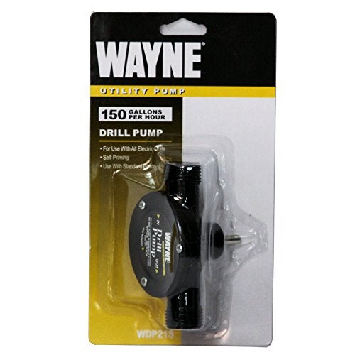 Wayne WDP21S Light Duty Drill Pump with Suction & Discharge, 3/4" - Image 2