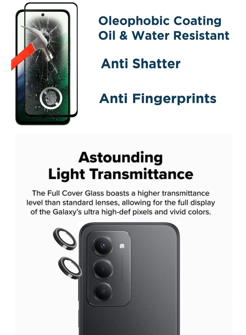 GMATE Redmi 15 5G - 2 in 1 Pack  Generic Glass Screen Protector  And Camera Lens Protector - Image 3