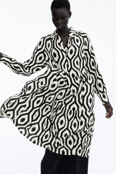 H&M Geometric Print Dress