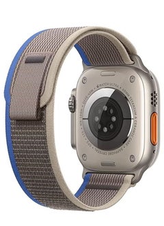 vesus Ultra Watch Band Trail Loop For Apple Watch Ultra Series 8,7,6,5,4 49mm 45mm 44mm 42mm – Grey/blue 