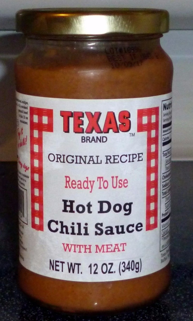 Texas Hot Dog Sauce with MEAT for Coney Dogs,Texas Hots,(2 PACK) Ready To Serve - Image 1