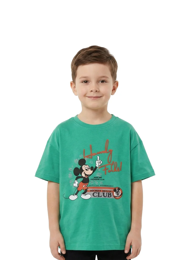 Disney Mickey Mouse & Donald Duck Toddler Boys Oversized Drop Shoulder T-Shirt (Pack of 2)