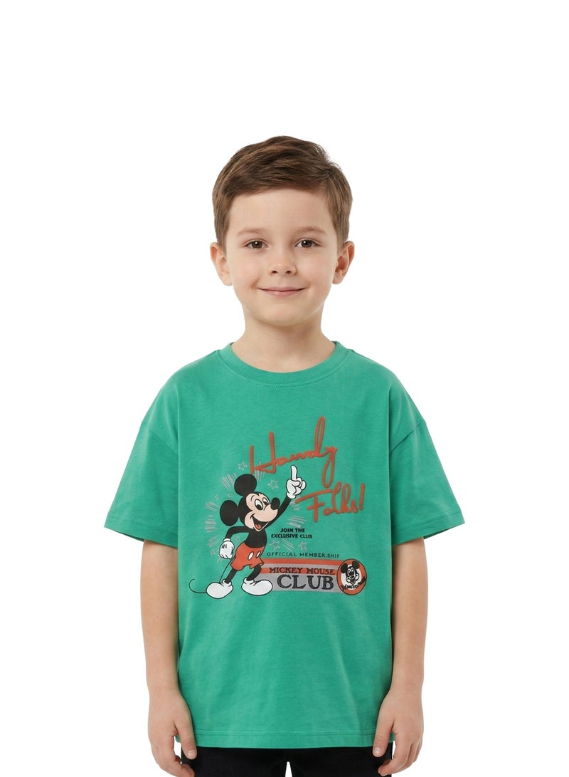 Disney Mickey Mouse & Donald Duck Toddler Boys Oversized Drop Shoulder T-Shirt (Pack of 2) - Image 2