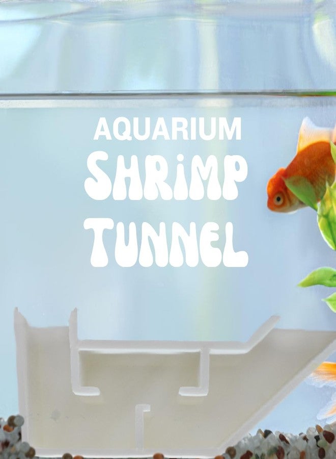 Chatelet Aquarium Underground Tunnel | Fish & Shrimp Hideout for Aquariums | Unique Underground Viewing Tunnel | Made in USA (White) - Image 3