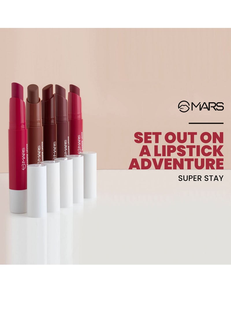 MARS Matte Super Stay Lipstick | Up to 12 Hours Long Lasting 2.6 gm 02 TREASURE - Image 3