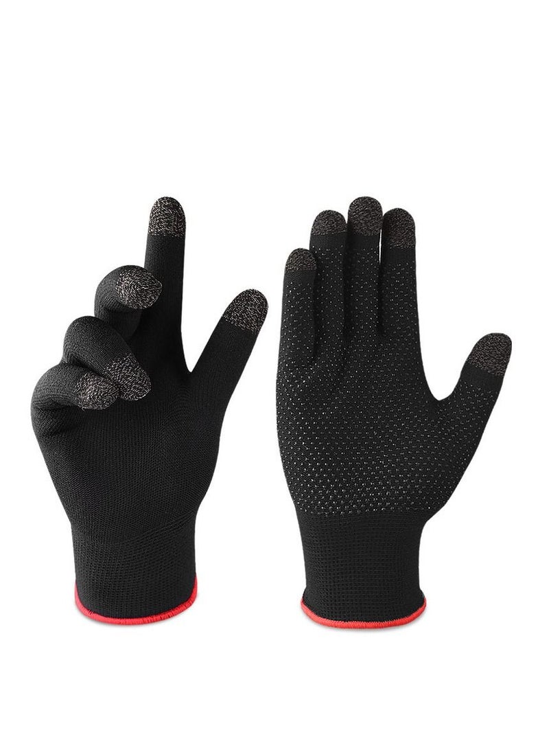 Gaming Gloves for Mobile Game Controller - Aovon High-Sensitive Anti-Sweat Breathable Seamless Touchscreen Gloves for PUBG/Knives Out/Rules of Survival - Image 1