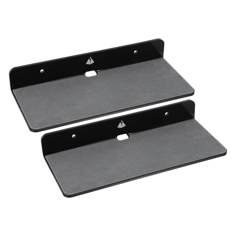 2Pcs Wall Mount Brackets With Charging Shelf For Speaker Storage And Home Organization - Image 2
