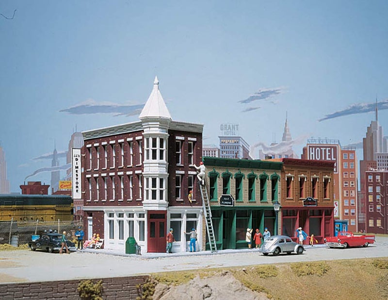 Walthers Cornerstone Merchant's Row II 933-3224 N Scale Model Railroad - Structure Kit - Image 2