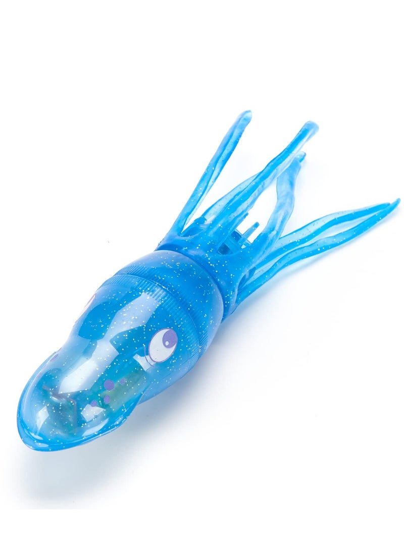 SYOSI - Children's Water Play Toys, Electric Octopus Pool Diving Fish Swimming Training Toys Bath Play Water Fun Props Will Swim Squid Diving Pool Summer Toys Will Swim (blue) - Image 1