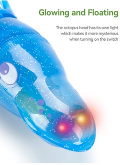 SYOSI Children's Water Play Toys, Electric Octopus Pool Diving Fish Swimming Training Toys Bath Play Water Fun Props Will Swim Squid Diving Pool Summer Toys Will Swim (blue)  - Image 3