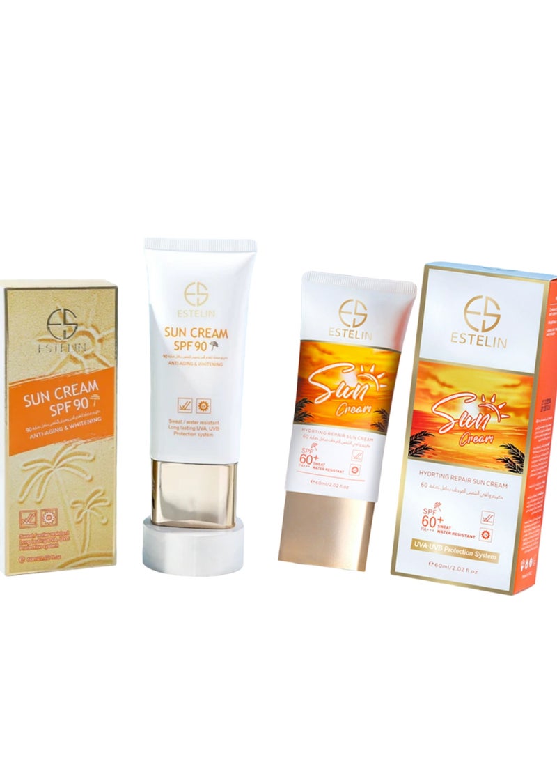 ESTELIN Sunscreen and Moisturizing Cream 2 pcs - Image 1