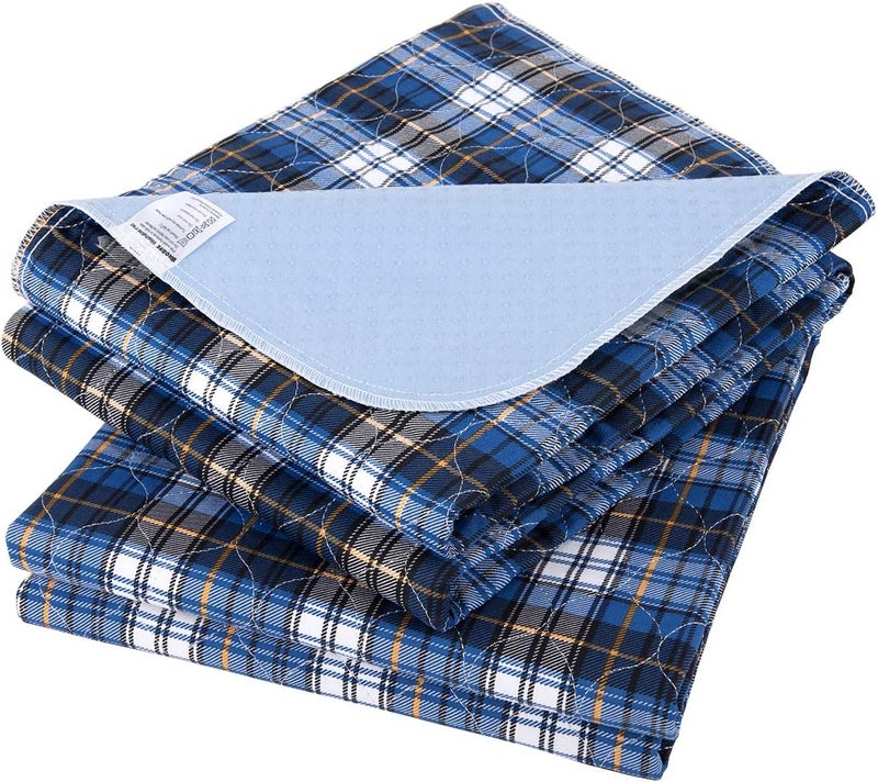 Brosive Non-Slip Bed Pads for Incontinence Washable (36" x 34"|2 Pack),Waterproof Bed Pads,Adult Washable Incontinence Bed Pads for Adults,Dog,Kids