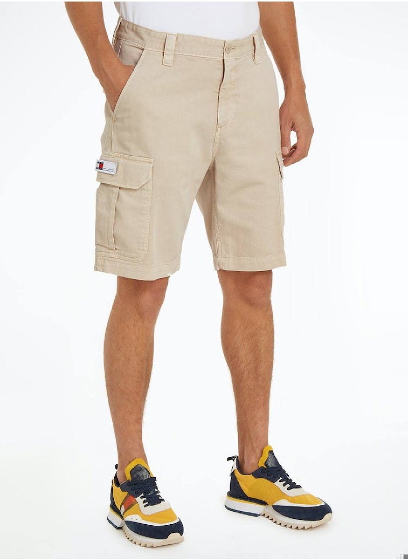 Men's Ethan Cargo Shorts - Cotton, Beige - pzsku/ZB04B6FCC3BF07907F195Z/45/_/1724216723/ba1495e3-7f11-4288-973b-612c1a4eb069