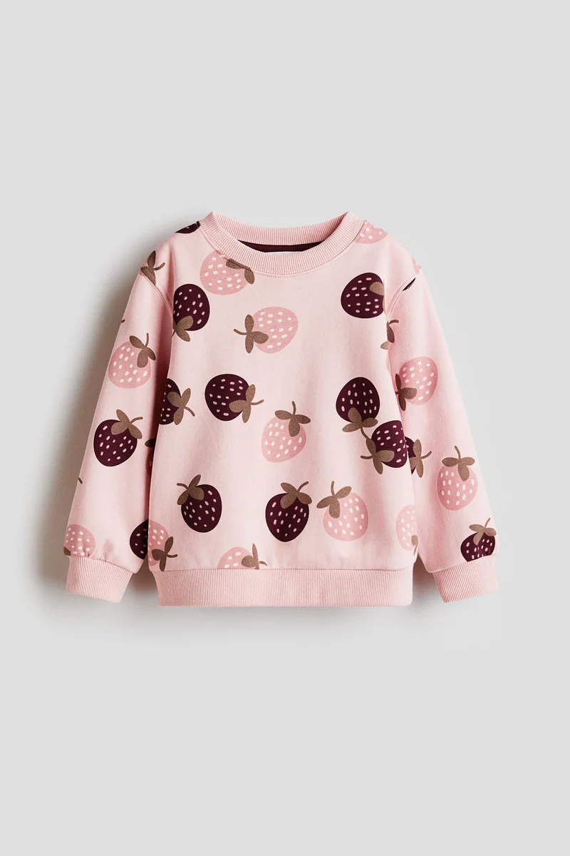 اتش اند ام سويت شيرت بطبعة وبطانة ناعمة