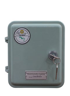 Hi-Tech Wall-Mounted Telephone Distribution Box, Metal, Key Lock, Waterproof IP55, 10/20/30 Pairs, Outdoor-Compatible.  - Image 1