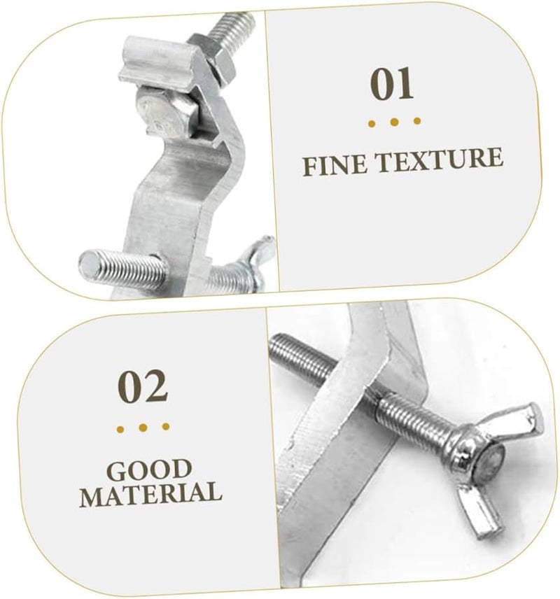 4Pcs Heavy Duty Stage Light Clamp Hooks Knobs Black for Lighting Equipment - Image 5