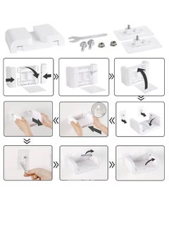 Hanayo Adhesive Floating Shelves Non-Drilling, Set of 3, Display Picture Ledge Shelf Book Shelf U Bathroom Shelf Organizer Shelf Wall Shelves for Home/Kitchen/Bathroom Storage(S+M+L)  - Image 4