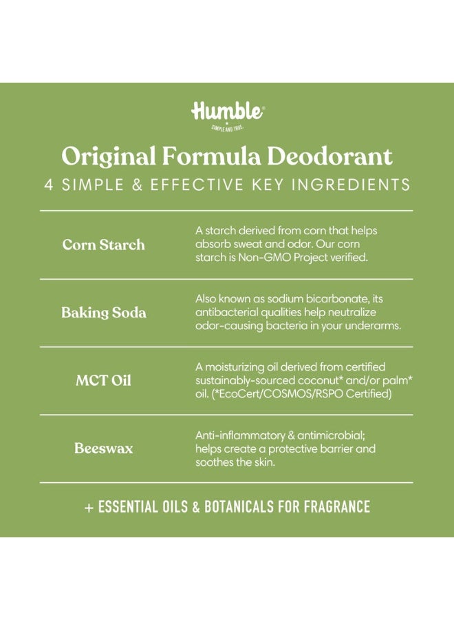 Humble Lemongrass & Sage Aluminum Free Deodorant 70g - Image 3