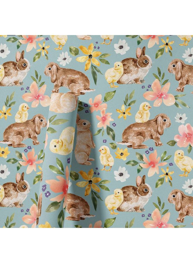 Bluejw Children's Room Magic Forest Rabbit Baby Wallpaper, Self-adhesive Wallpaper Wallpaper Bedroom Porch Transformation Mural - Image 5