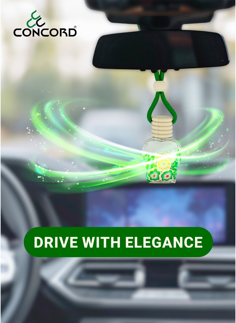 CONCORD - Car and Home Hanging Air freshener, 10ml | Jasmine Fragrance, 60 Days Lasting* | Limited Time Offer: PACK OF 2 - Image 5