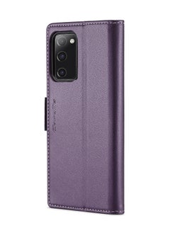 CaseMe Flip Wallet Case For Samsung Galaxy S20 FE RFID Blocking PU Leather Wallet Flip Folio Case with Card Holder Kickstand Shockproof Phone Cover - Purple - pzsku/ZB04C100041AF7F41778EZ/45/_/1726950902/2b2f8082-db6b-42de-98b4-8fe7dbb9b5cf