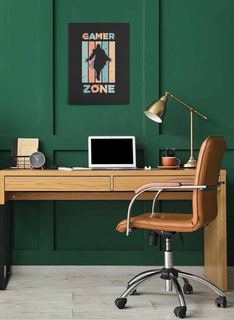 لوحة كانفاس على إطار خشبي للألعاب، تصميم منطقة اللاعب، للمنزل، غرفة المعيشة، المكتب، الديكور - Image 3