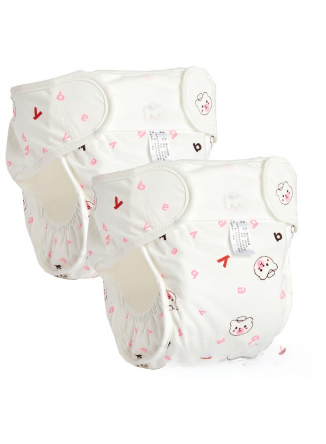 [بدلة] حفاضات جيب قطنية خالصة للرضع - بنطال حفاضات للأطفال - حفاضات قابلة للغسل والتنفس - مقاومة للماء والتسرب