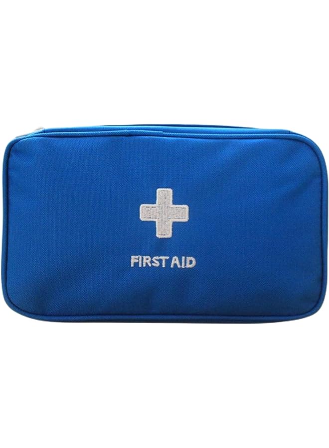 Family Medicine Storage Bag Family Medicine Box, Multi-Purpose Compact & Lightweight Organized Compartments Convenient Storage Semi-Transparent Mesh Waterproof and Scratch-Resistant (blue)  - Image 1