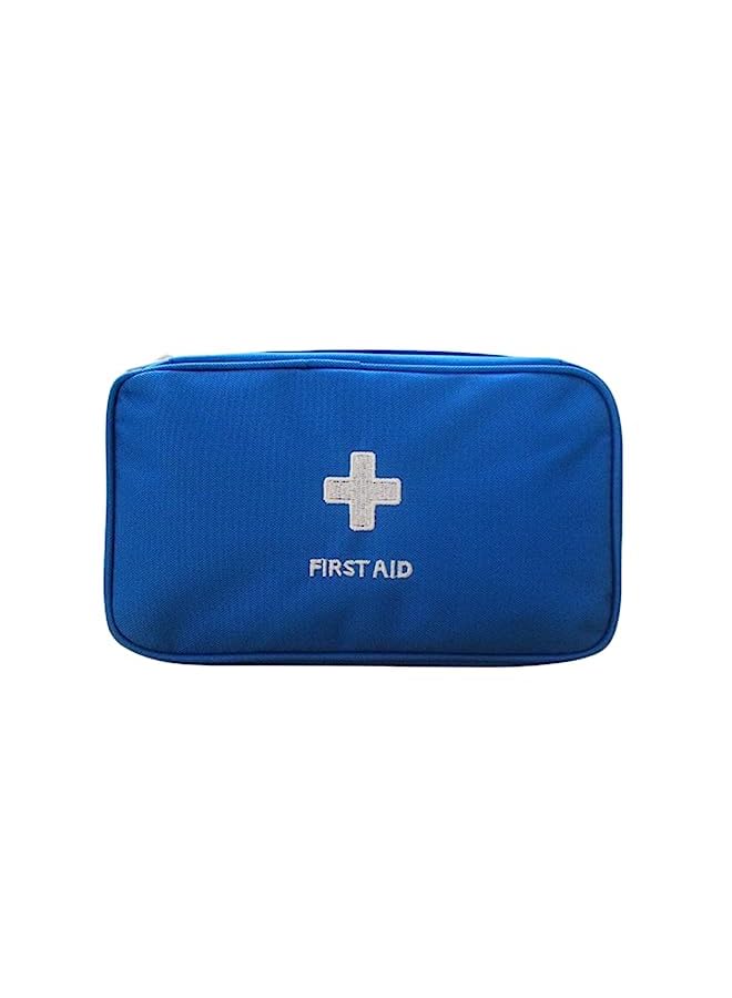 Family Medicine Storage Bag Family Medicine Box, Multi-Purpose Compact & Lightweight Organized Compartments Convenient Storage Semi-Transparent Mesh Waterproof and Scratch-Resistant (blue)  - Image 2