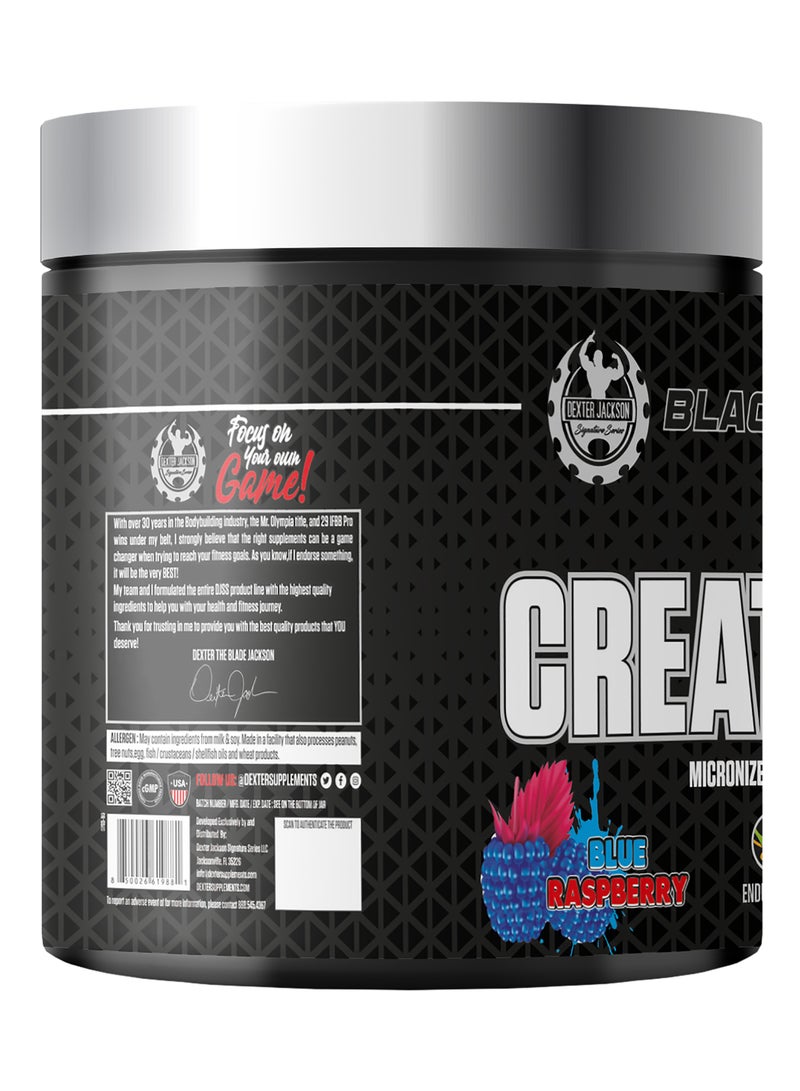 DEXTER JACKSON Black Series Creatine HCL 1500mg - Micronized Creatine for Pure Performance - Blue Raspberry - Image 2