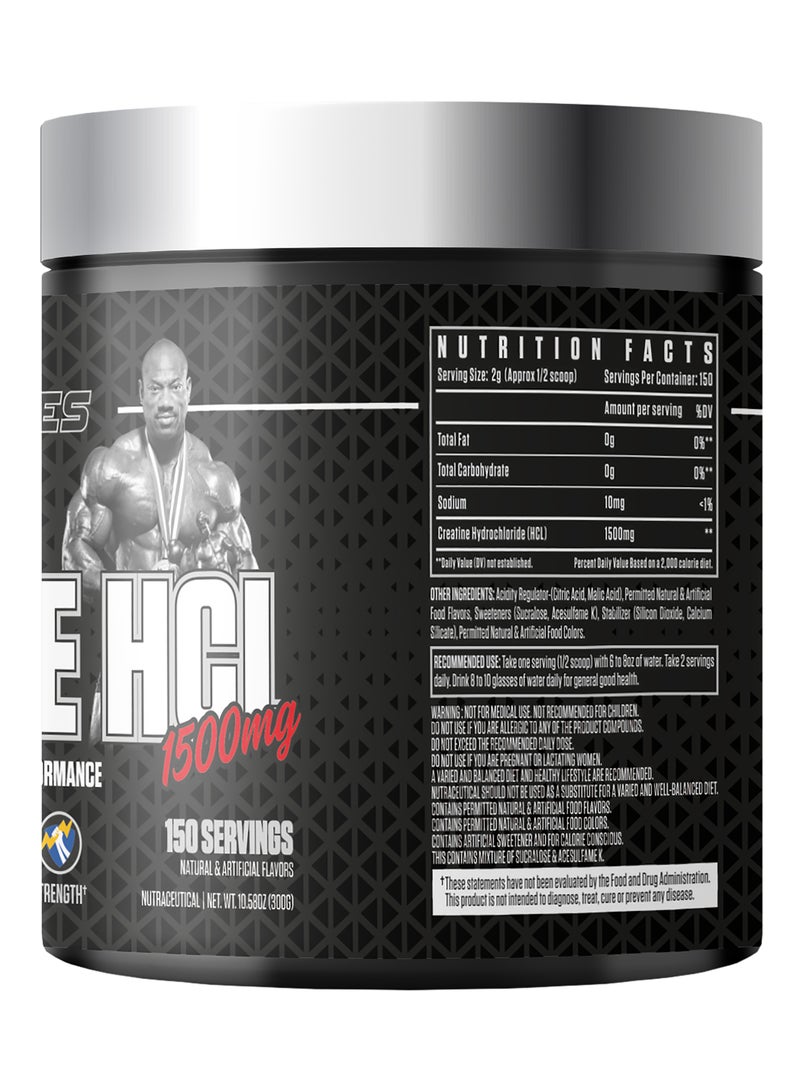 DEXTER JACKSON Black Series Creatine HCL 1500mg - Micronized Creatine for Pure Performance - Blue Raspberry - Image 3