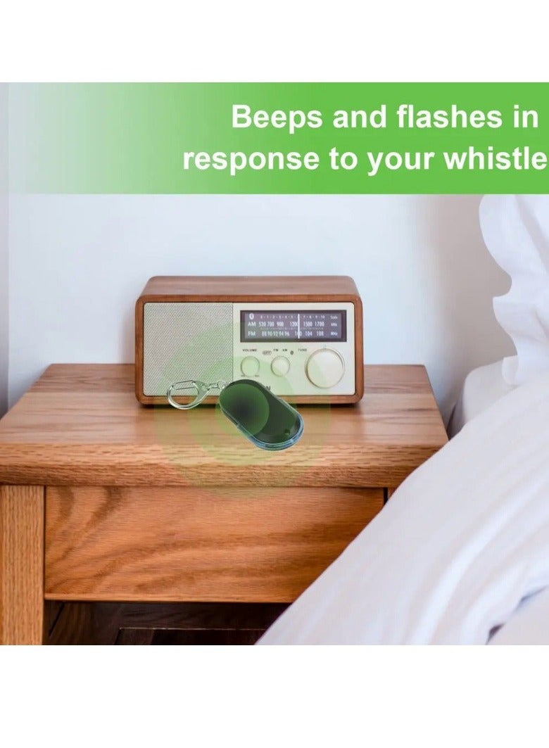 AROAQ Mini Key Finder, Anti Lost Item Finder, Whistle Sound Control Smart Find Locator Keychain With Led Light, Portable Lightweight Key Finder Keyring For Find Keys, Wallets, Mp3, (1pc, Blue) - Image 5