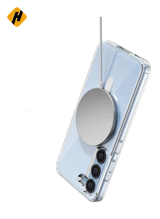 HuHa [Upgraded] Clear Case for Samsung Galaxy S23 Compatible with Mag-Safe Charging, Ultra Slim & Full Protective Shockproof Case Cover  - Image 3