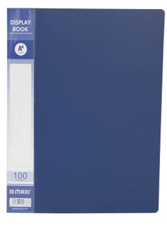 Maxi 100-Pocket Display Book Blue Cover  - Image 1