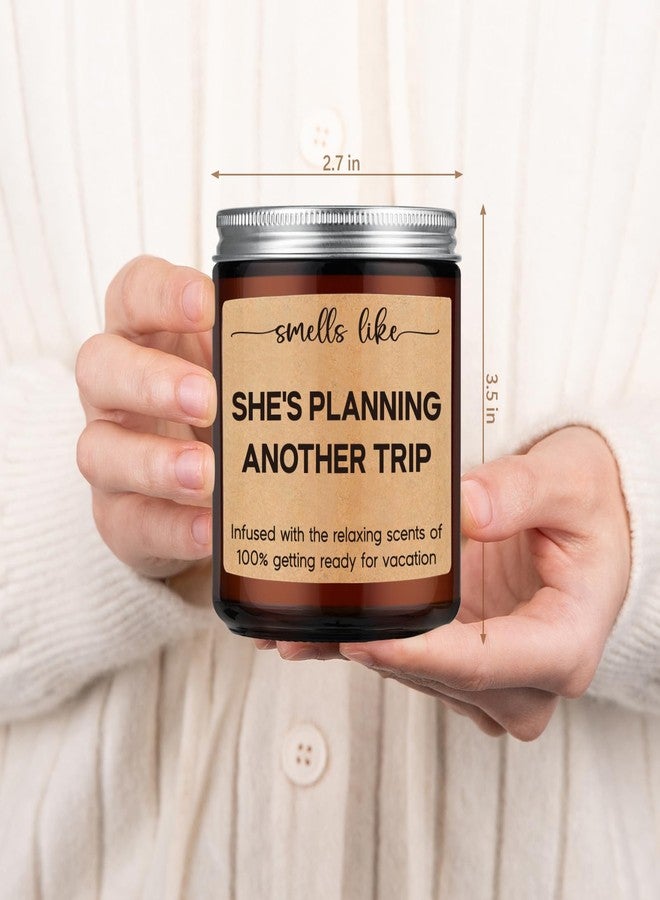 LEADO Candle, Travel Gifts for Women, Gifts for Travelers - Cool Ideas for People Who Travel, Girls Trip - Funny Birthday, Mothers Day, Traveling Presents for Travelers Women, Mom, Couple, Friend, Her - Image 4