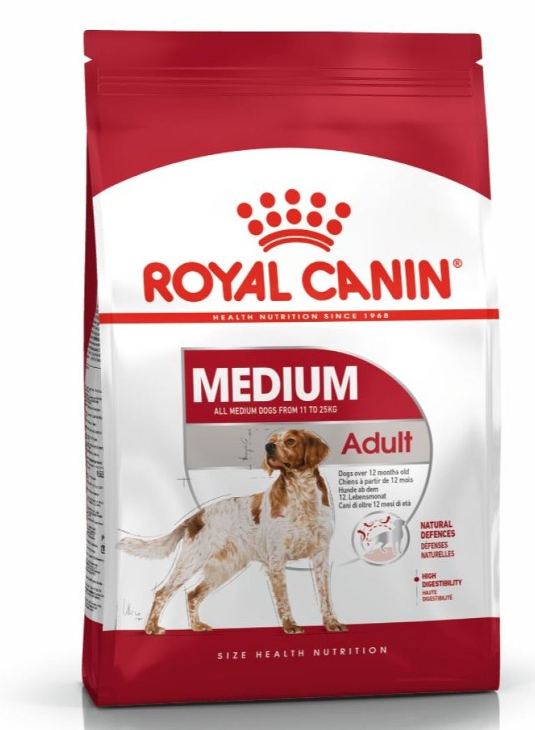 رويال كانين حجم التغذية الصحية للبالغين متوسط ​​4 كجم طعام جاف للكلاب