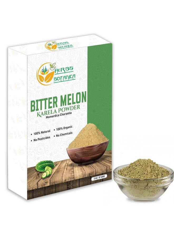 HERBS BOTANICA مسحوق البطيخ المر من هيربس بوتانيكا - مسحوق كارلا 100% طبيعي (مومورديكا شارانتيا)، غير معدّل وراثيًا، خالي من الغلوتين - مثالي للعصائر، الطهي، وأنماط الحياة الصحية - 2 أونصة - Image 1