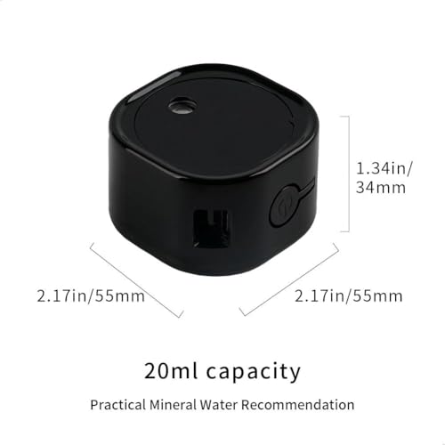 watchget 20ml Coffee Bean Atomizer Rdt Sprayer for Reducing Coffee Power Static with Magnetic base Portable Electric NanoAtomizer Rechargeable Espresso Sprayer with Orange Silicone Case Black - Image 3
