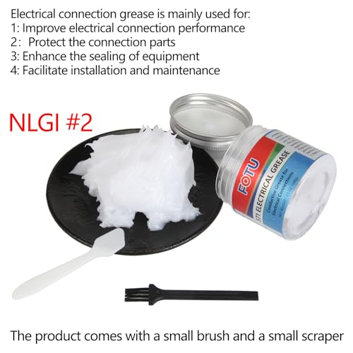 FOTU 571 Electrical Contact Grease,Conductive Grease Electrical Connections, Prevent Wiring and Other Electrical Connections Against Salt, Dirt, and Corrosion (1-Pack, 3.5 Oz) - Image 2