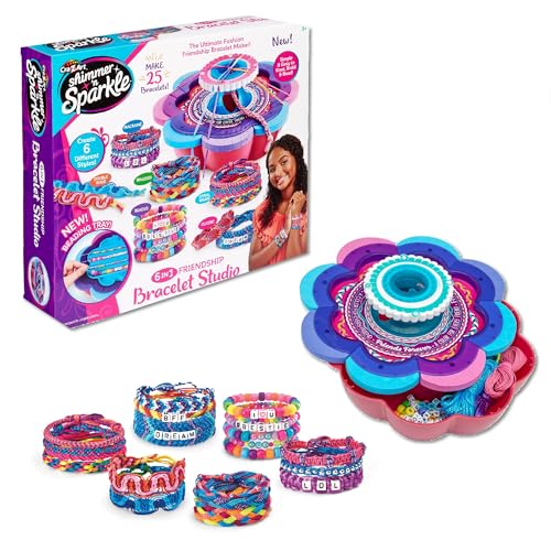 CRAZArt Shimmer Sparkle Ultimate Friendship Bracelet Maker Small - Image 1