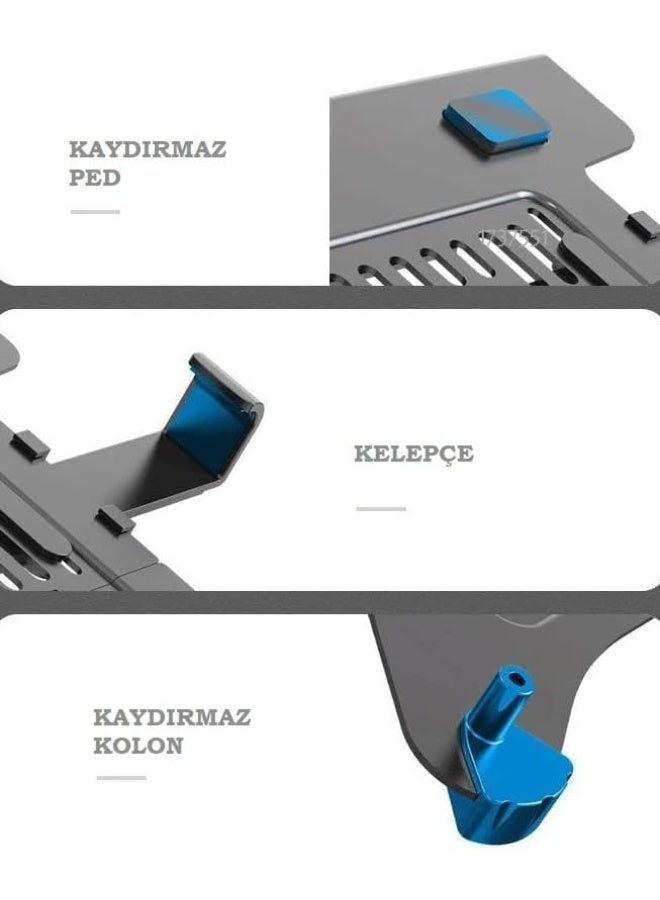 NB Visa Mount laptop stand compatible with North Bayou FP-2 Nb 10-17 inch monitors - Image 4