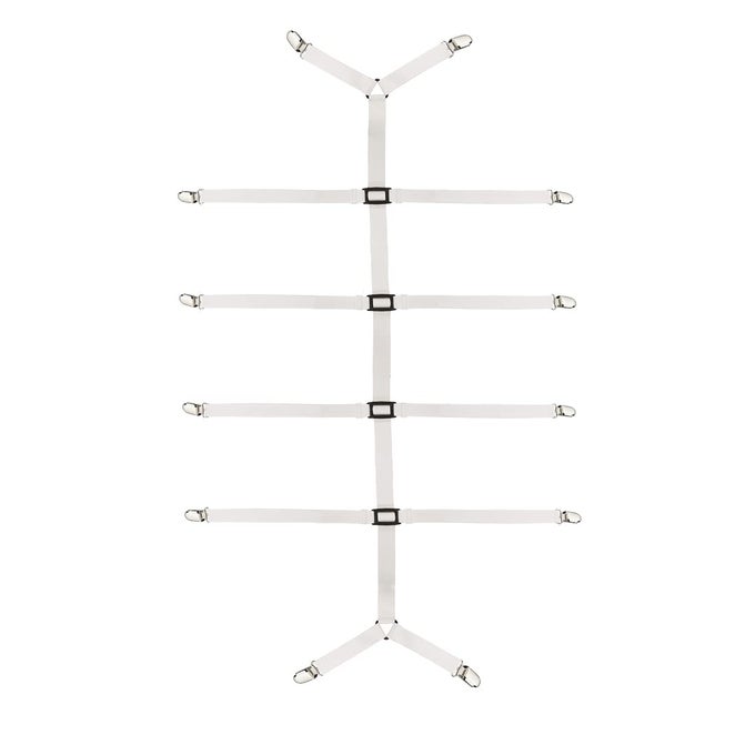 BED SHEET CLIPSSHEET CLIPS FOR BEDDINGFOR FULLQUEENKING TWINANY SIZE BED WHITE