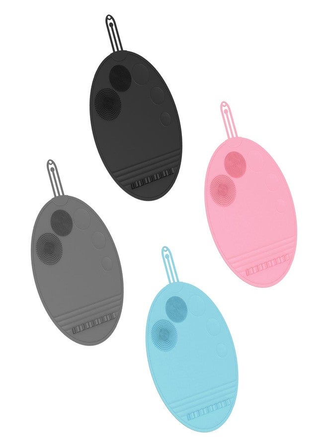 Dezzy Makeup Brush Cleaner 3 in 1 Silicone Make-up Brushes Cleaner Mat Bowl with Hanger Brushes Beauty Sponge Blender Dying Holder Storage - Image 5