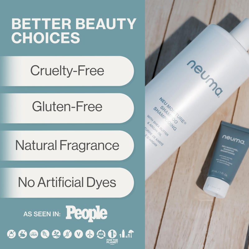 Neuma Neu Moisture Shampoo 32 Fl. Oz. Moisture Shampoo, Lavender, Mandarin & Vanilla Scent - Image 3