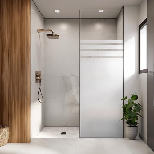 Artscape Etched Glass | Decorative Privacy Window Film with Etched Frosted Glass Pattern | Non-Adhesive & UV Protection | Easy to Apply & Removable | 24 x 36 Inches | Made in USA - Image 3