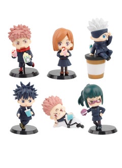 General 6 spells return to battle figures 7th generation ornament model knotweed Youren five Wufu Heihui dessert doll gift (9cm)  - Image 1