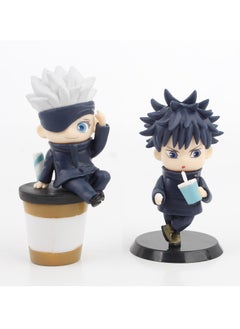 General 6 spells return to battle figures 7th generation ornament model knotweed Youren five Wufu Heihui dessert doll gift (9cm)  - Image 4